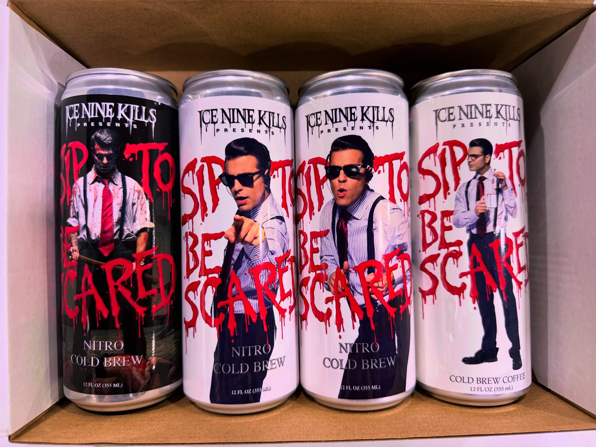 Silver Scream V Ice Nine Kills Nitro Cold Brew Cans